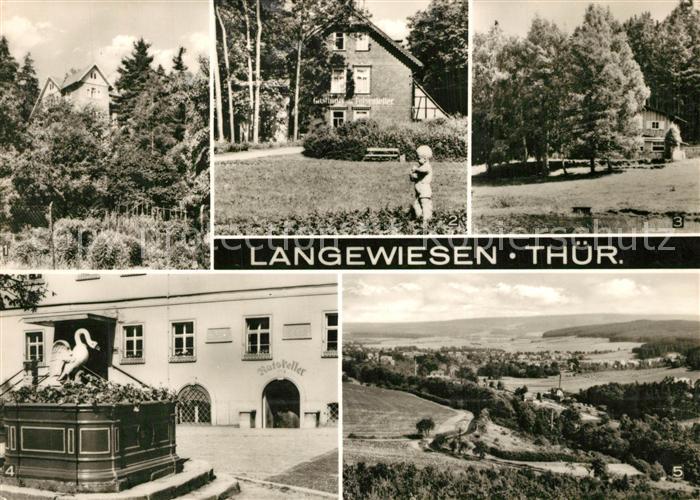 Langewiesen Karl Zink Heim Parkanlagen Kranichsruh Der Schwan Panorama