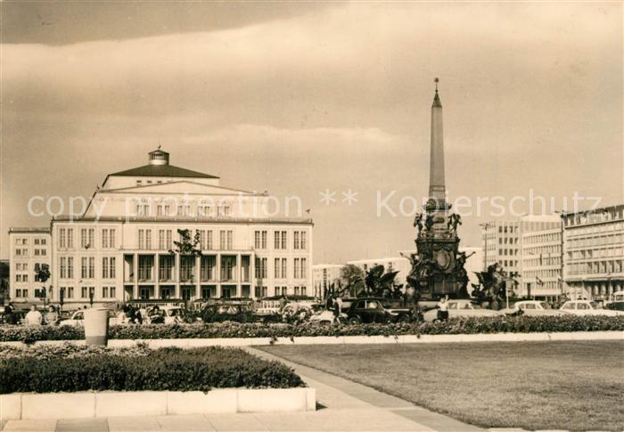 LEIPZIG Sachsen Opernhaus am Karl Marx Platz