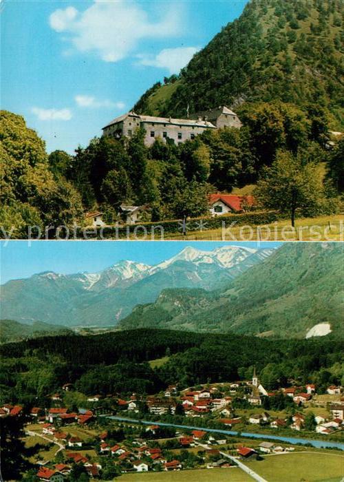 Marquartstein mit Burg Panorama