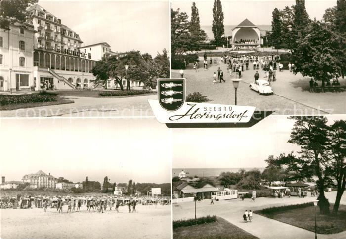 Heringsdorf Ostseebad Usedom FDGB Heim Solidaritaet Konzertplatz Strandpartien