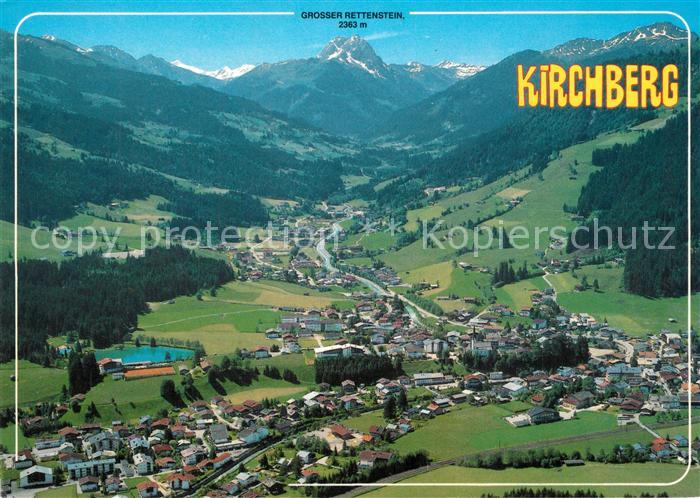 Kirchberg Tirol Fliegeraufnahme mit Gr Rettenstein