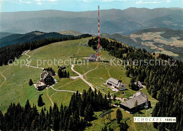 St Radegund Fliegeraufnahme mit Schoeckel und Stubenberghaus Fernsehsender Alpen