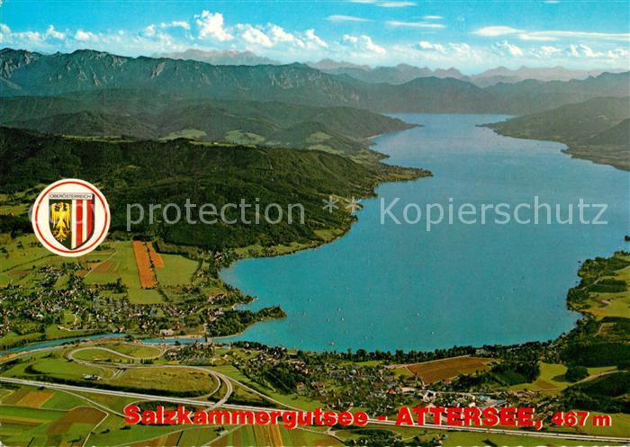 Attersee Fliegeraufnahme