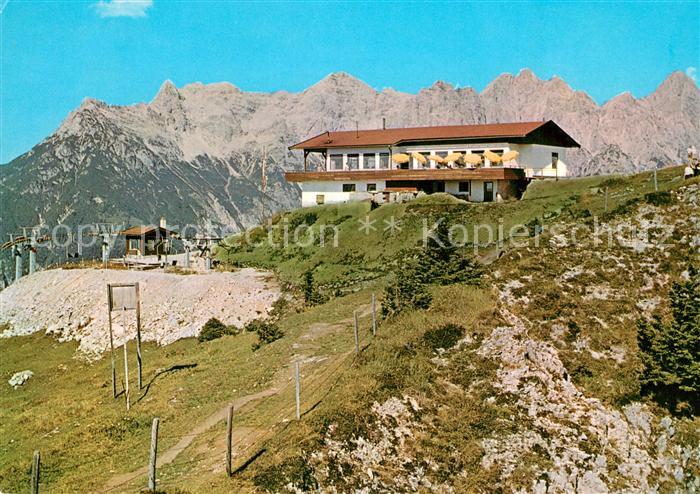 Tirol Region Berghaus Buchensteinwand mit Loferer Steinberge