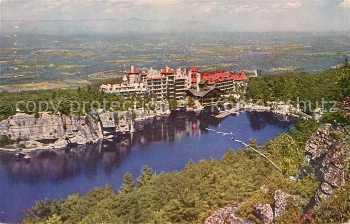 New York City Fliegeraufnahme Lake Mohonk Mountain House