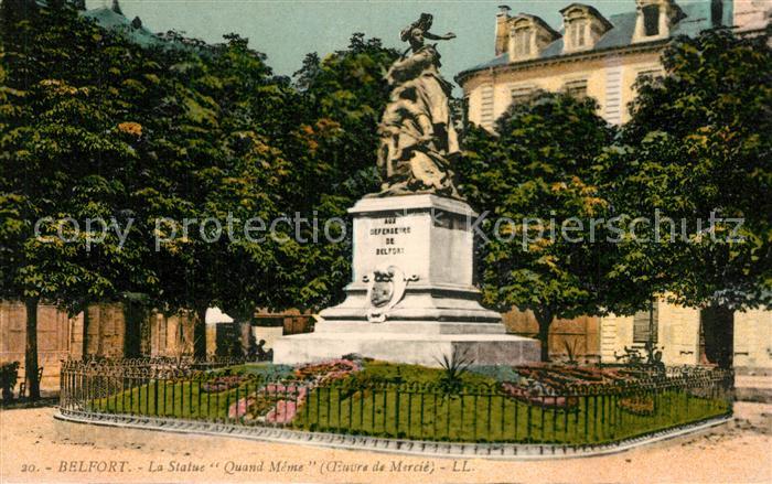 Belfort Alsace La Statue Quend Meme