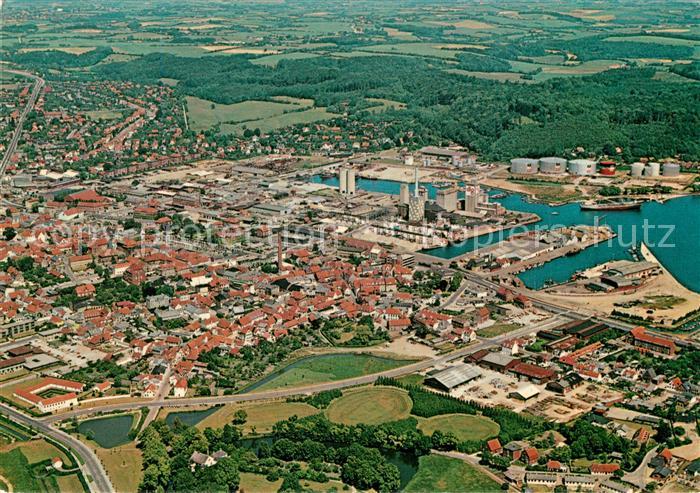 Apenrade Aabenraa Fliegeraufnahme Hafen