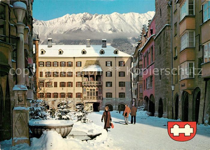 Innsbruck Goldenem Dachl Winteraufnahme
