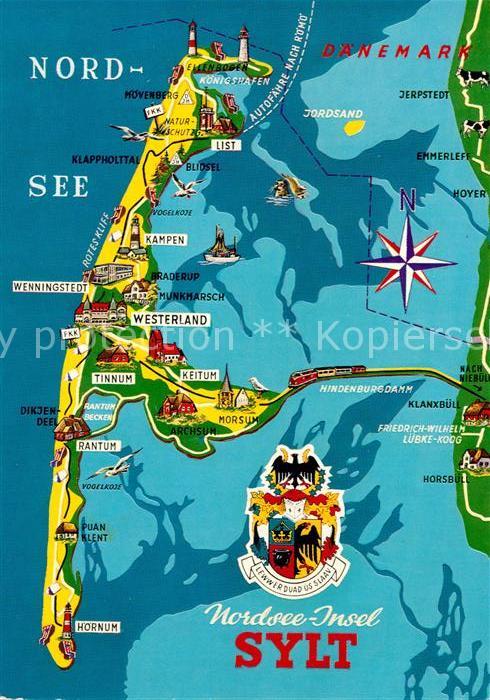 Sylt Panoramakarte