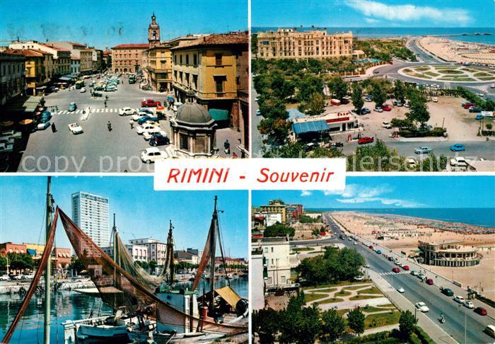 Rimini Marktplatz Kurpark Delphinarium Fischerhafen