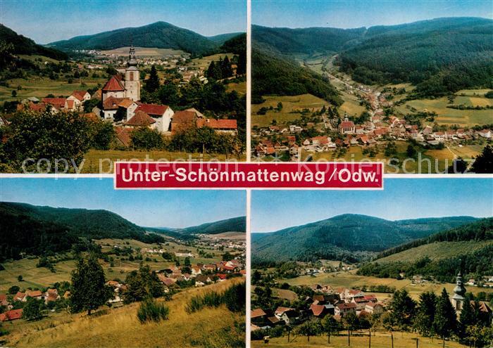Unter Schoenmattenwag Kirche Panoramen