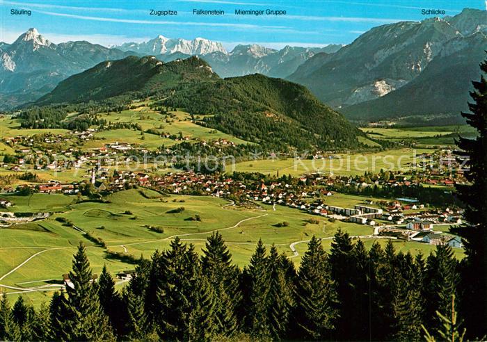 Pfronten Ostallgaeu Bayern Panorama Bergketten