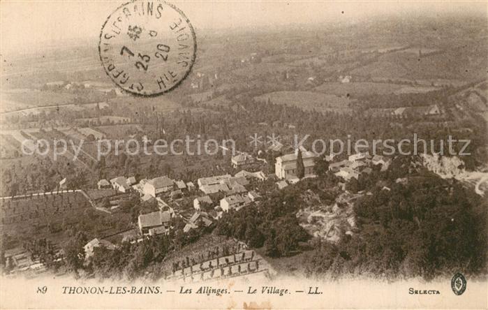 Thonon-les-Bains Village des Allinges vue aérienne