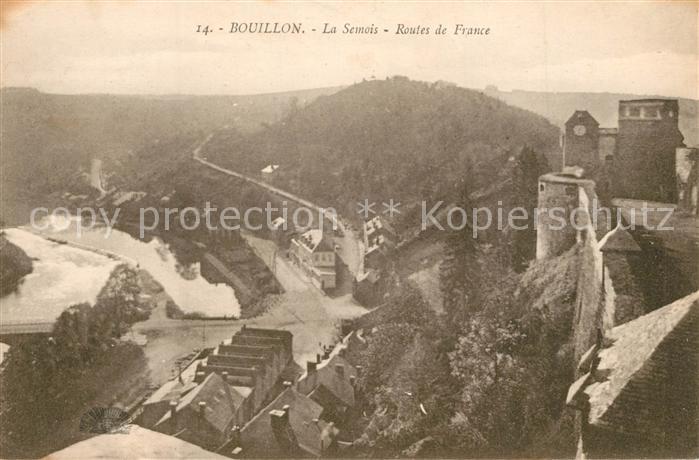 Bouillon sur Semois Panorama La Semois Routes de France