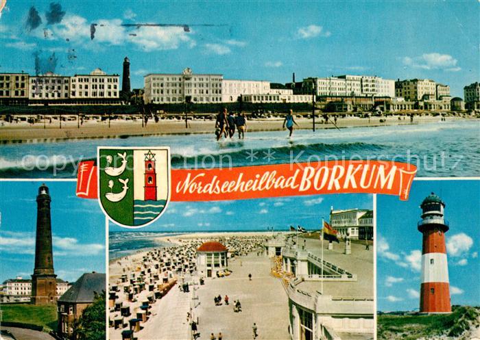 Borkum Strand Promenade Hotels Leuchtturm