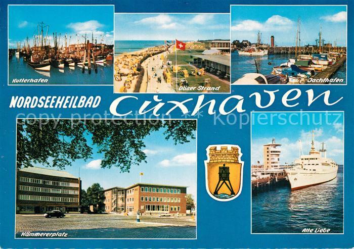 Cuxhaven Nordseebad Kutterhafen Doeser Strand Jachthafen Alte Liebe Kaemmererpla