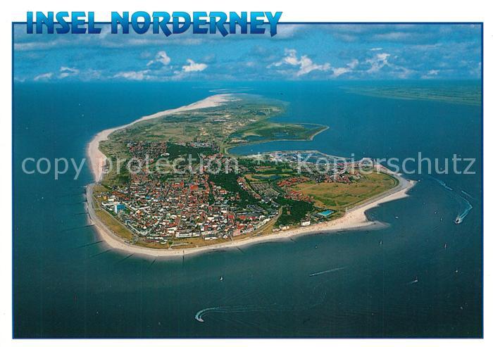 Norderney Nordseebad Nordseeinsel Fliegeraufnahme