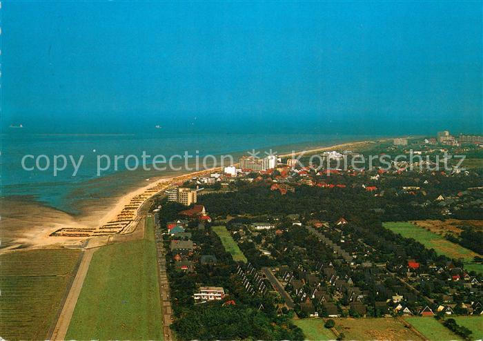 Duhnen Nordsee Nordseeheilbad Fliegeraufnahme