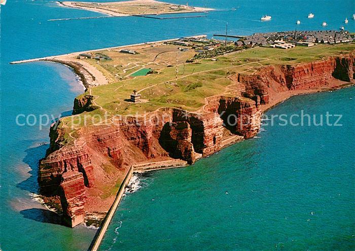 Insel Helgoland Fliegeraufnahme