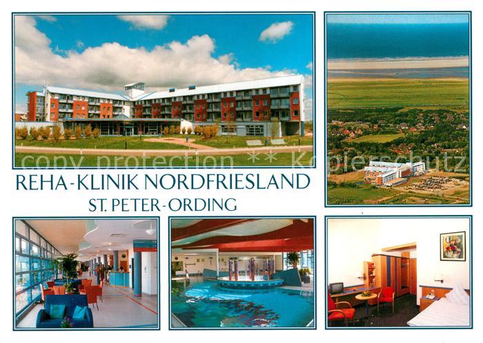St Peter-Ording Rehaklinik Nordfriesland Innenansichten Fliegeraufnahme