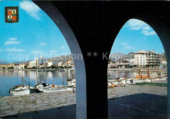 Mallorca Puerto Pollensa Hafen Arkaden