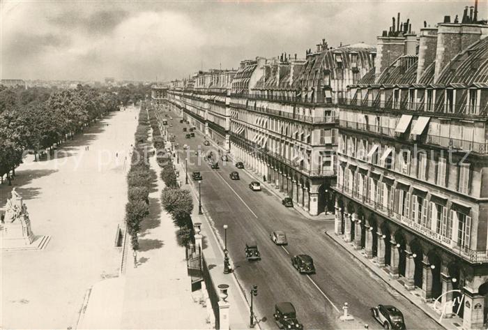 Paris Rue de la Rivoli Jardin des Tuileries Collection Paris et ses merveilles