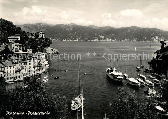 Portofino Liguria Porticciuolo Kleiner Hafen