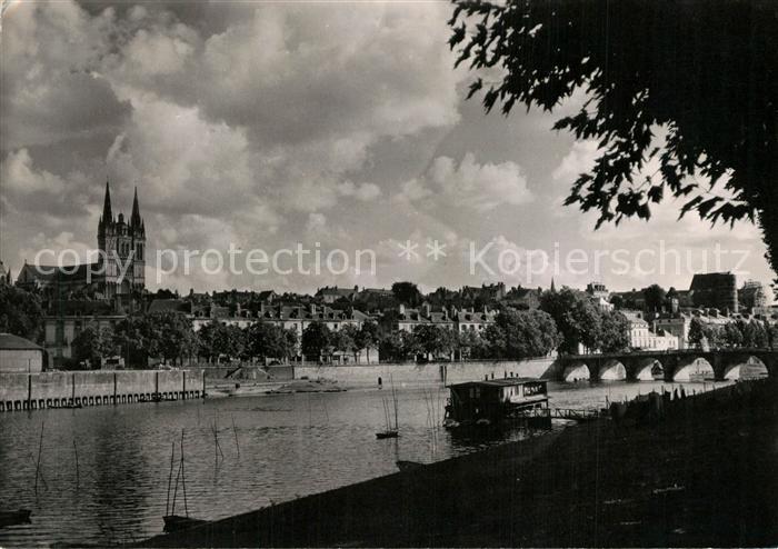 Angers La Cathedrale et le Chateau
