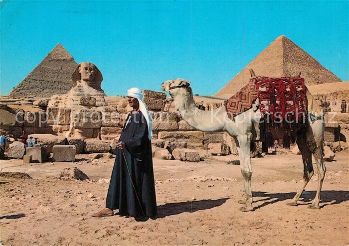 Giza Sphinx and the Pyramids of Cheops and Chephren