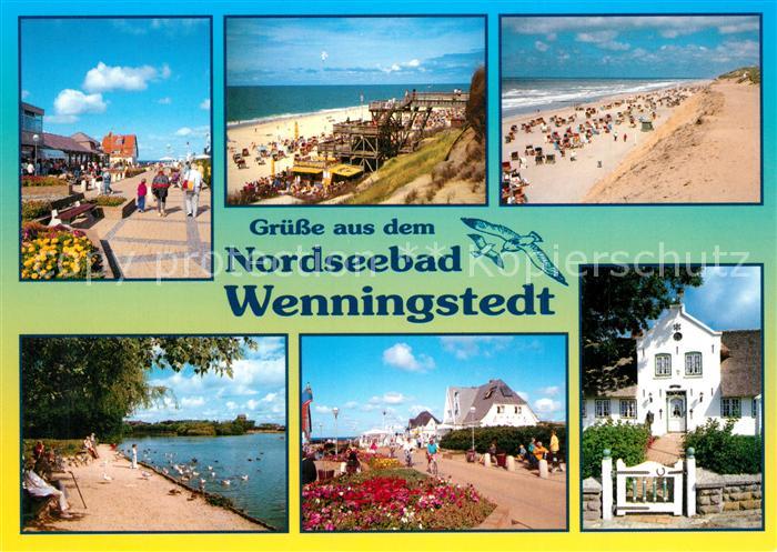 Wenningstedt Sylt Promenade Strand Friesenhaus