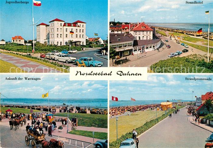 Duhnen Nordsee Jugendherberge Strandhotel Wattwagen Strandpromenade