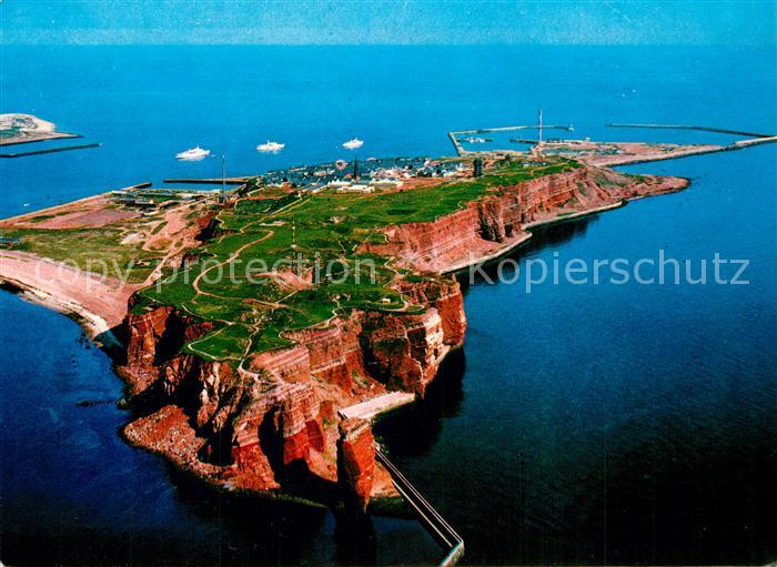 Helgoland Nordseeheilbad Fliegeraufnahme