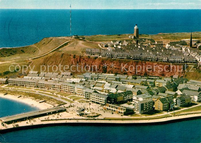 Insel Helgoland Nordseeinsel Fliegeraufnahme