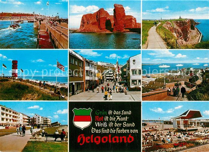 Helgoland Landungsbruecken Lange Anna Kueste Promenade Strand Leuchtturm Konzert