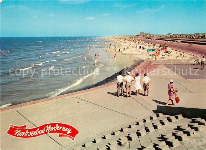 Norderney Nordseebad Strandansicht am Januskopf