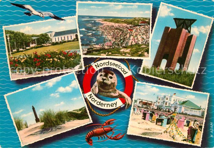 Norderney Nordseebad Kurhaus Strand Kap Seezeichen Wahrzeichen Leuchtturm Hotel