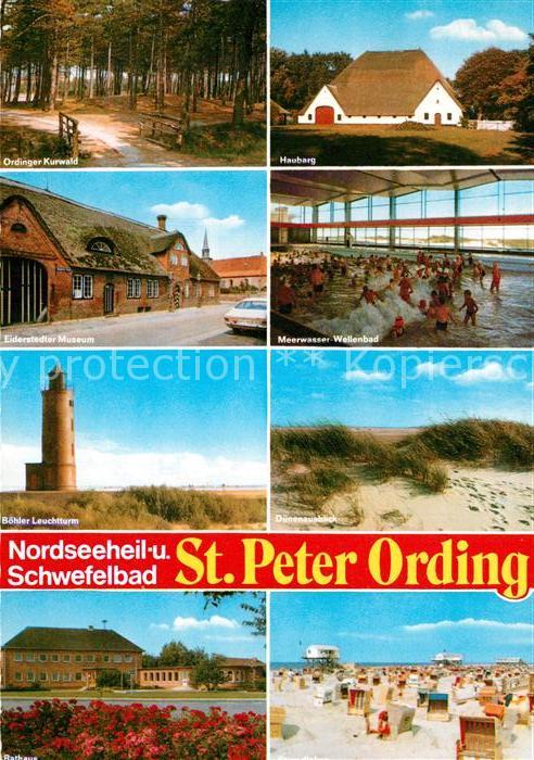 St Peter-Ording Kurwald Eiderstedter Museum Rathaus Hauberg Meerwasserwellenbad