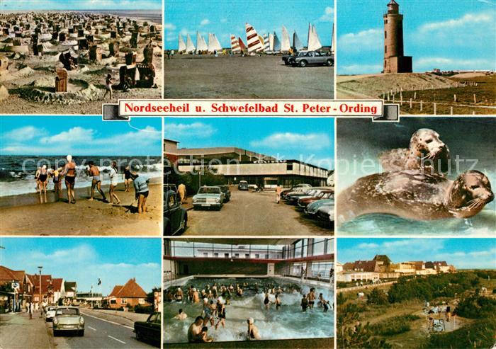 St Peter-Ording Strand Wellenbad Seehunde Leuchtturm Strandsegeln Minigolf