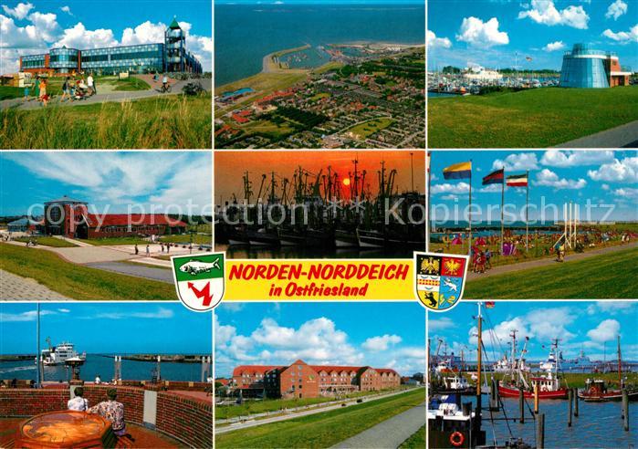 Norden Norddeich Ostfriesland Hotel Restaurant Badestrand Fischkutter Hafen Sonn