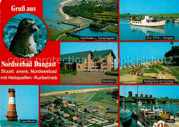 Dangast Nordseebad Seehund Yachthafen Campingplatz MS Etta Deichhoern Badestrand