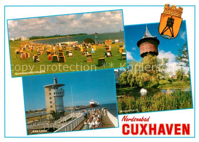 Cuxhaven Nordseebad Badestrand Grimmershoernbucht Alte Liebe Landungsbruecke Was