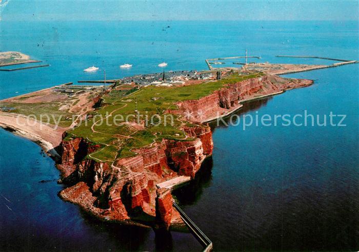 Helgoland Nordseeinsel Fliegeraufnahme