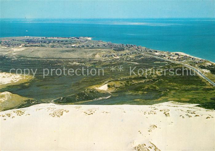 List Sylt Wanderduene Fliegeraufnahme