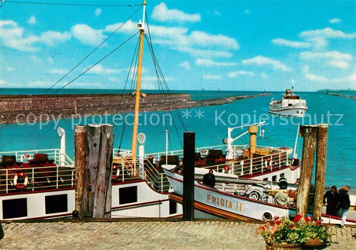 Norddeich Ostfriesland Seebaederdienst nach den ostfriesischen Inseln Juist Nord