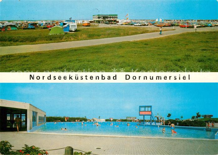 Dornumersiel Nordseekuestenbad Strand Campingplatz Strandbad Freibad