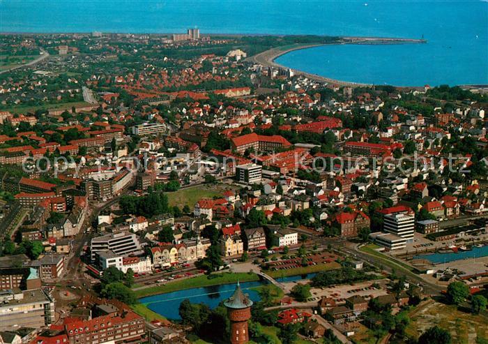 Cuxhaven Nordseebad Fliegeraufnahme
