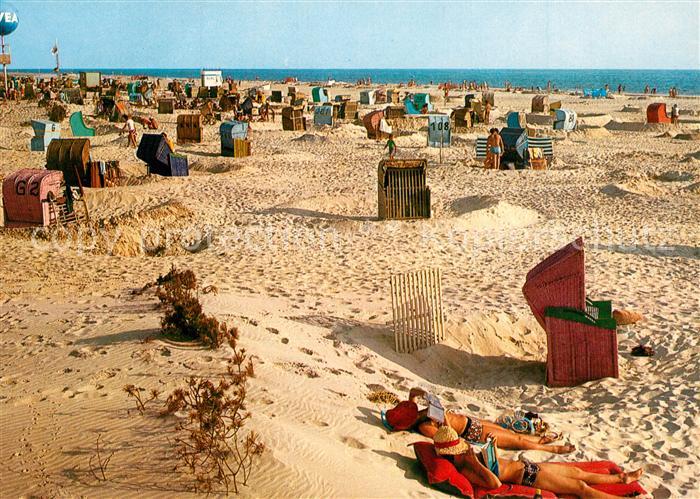 Amrum Strandleben am Kniepsand Nordseeinsel