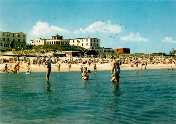 Wangerooge Nordseebad Badestrand
