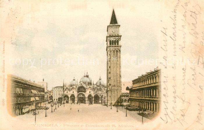 Venezia Venedig Piazza e Basilica di San Marco