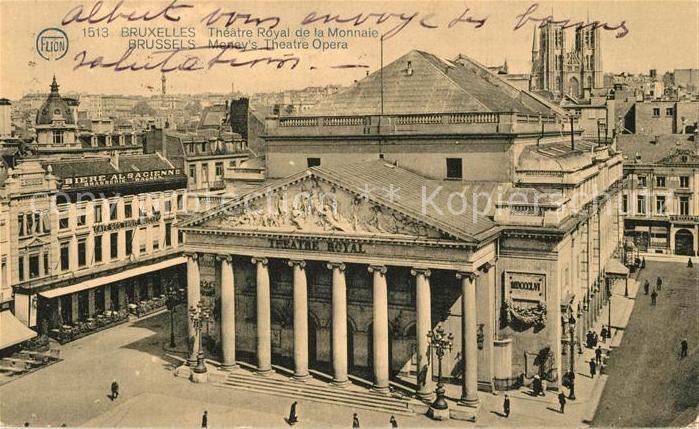 Bruxelles Bruessel Theatre Royal de la Monnaie